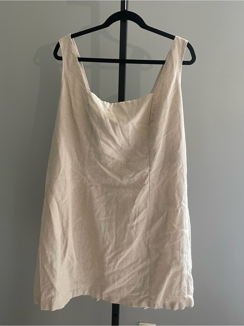 NWT Old Navy Square Neck Linen Blend Mini Dress Size 2X - Picture 2 of 6